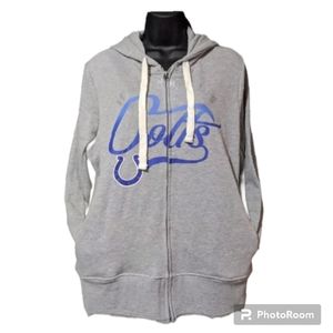 🆕 Women's SIZE XL Touch By Alyssa Milano NFL Indianapolis Colts Full Zip Hoodie